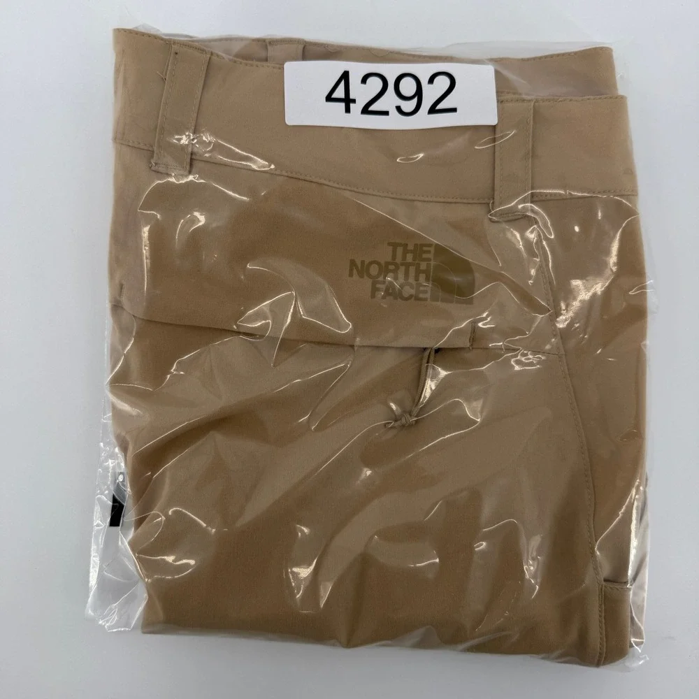 The North Face Hiking Shorts Mens 34 Khaki Tan Technical Outdoor Utility Stretch